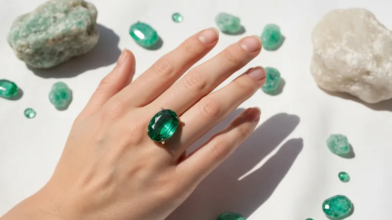 Bague émeraude en lithothérapie : améliorez votre énergie