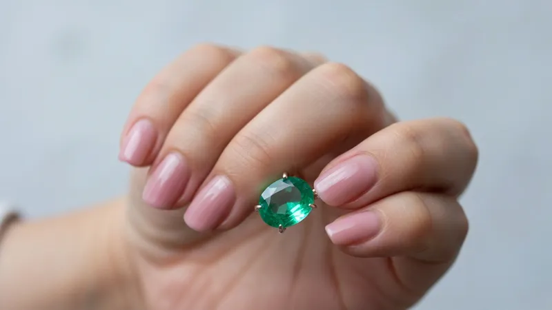 Bague émeraude et chance : amulette de protection