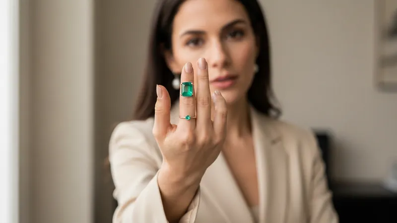 Bague émeraude : un symbole de confiance en soi