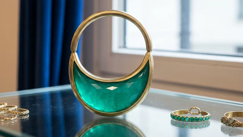 Bague émeraude vintage : charme du passé